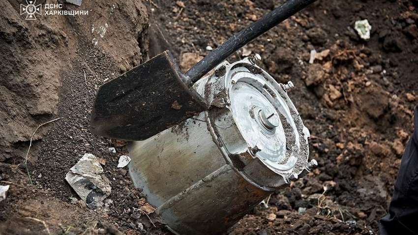 На Харьковщине во двор упала 500-килограммовая авиабомба