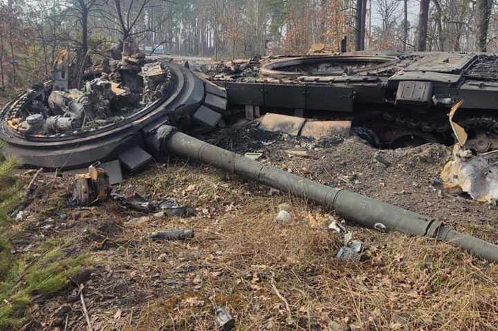Тероборона на Київщині влаштувала окупантам гарячий прийом (ФОТО) Тероборона на Київщині влаштувала окупантам гарячий прийом (ФОТО)