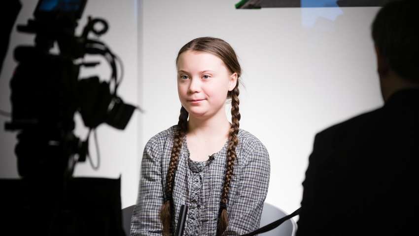 На американском телеканале произошла перепалка из-за шведской школьницы-активистки