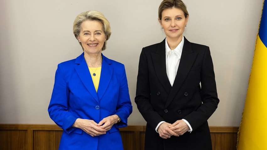  Что одела Зеленская на встречу с Урсулой фон дер Ляен и чем удивила президент Еврокомиссии
