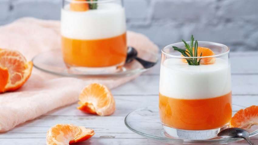 Десерт на Новий Рік: рецепт мандаринової панна-котти
