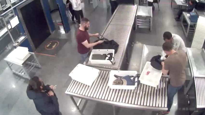 Появилось полное видео побега наркобарона в "Борисполе"