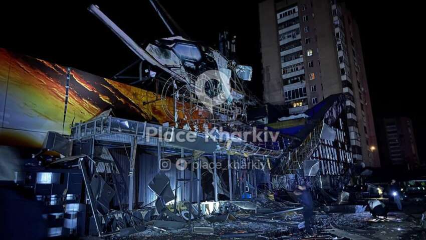 Массированный обстрел Харькова: есть попадания в многоэтажку, много пострадавших