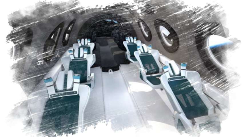 Virgin Galactic показала інтер'єр кабіни туристичного космоплану Virgin Galactic показала інтер'єр кабіни туристичного космоплану