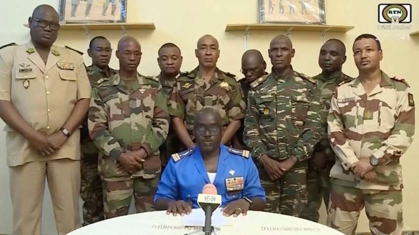 Государственный переворот в Нигере: мятежники выступили с речью на телевидении