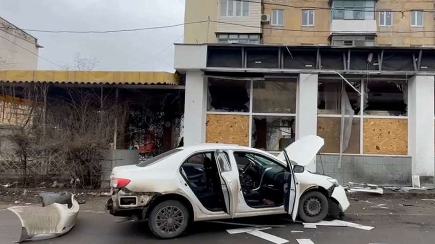 Авто іще одного рашистського посіпаки підірвали партизани Авто іще одного рашистського посіпаки підірвали партизани