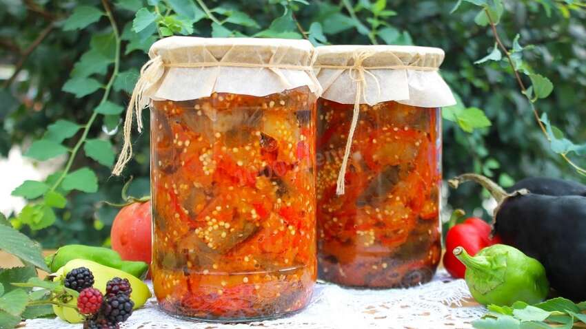 Острые баклажаны в аджике на зиму: закуска для тех, кто любит с "огоньком"