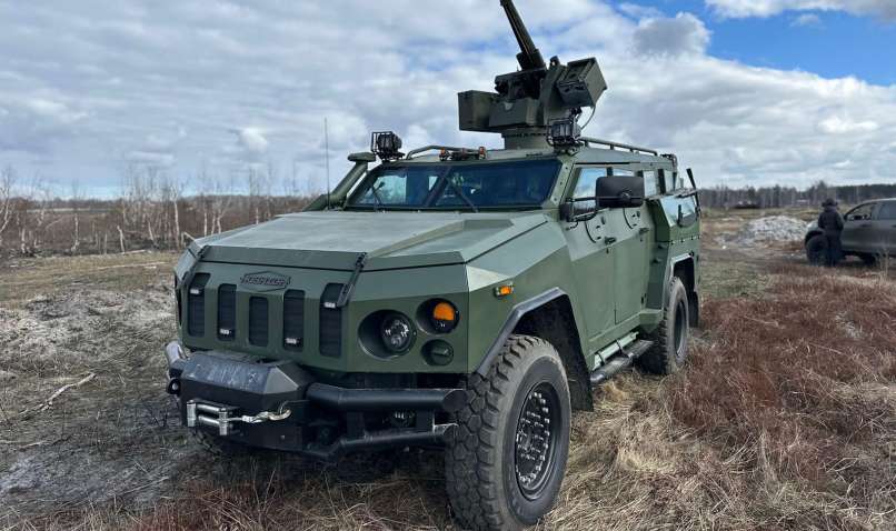 "Украинская бронетехника" провела успешное испытание турели на бронеавтомобиле "Новатор"