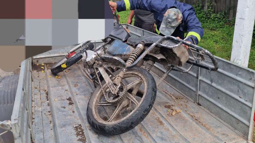 Нагадує звук шахеда: на Чернігівщині у чоловіка відібрали мотоцикл