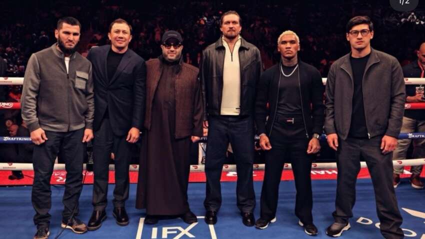 Усик у центрі скандалу: фото зі спортсменом, який підтримує війну проти України 