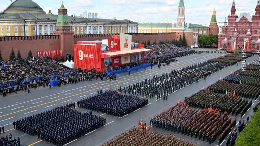 Намагання прикрити російські злочини: у Литві розкритикували парад Путіна Намагання прикрити російські злочини: у Литві розкритикували парад Путіна