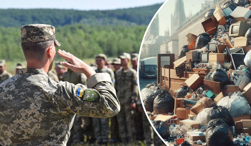 В Ивано-Франковске будут наказывать мобилизацией за неправильно выброшенный мусор