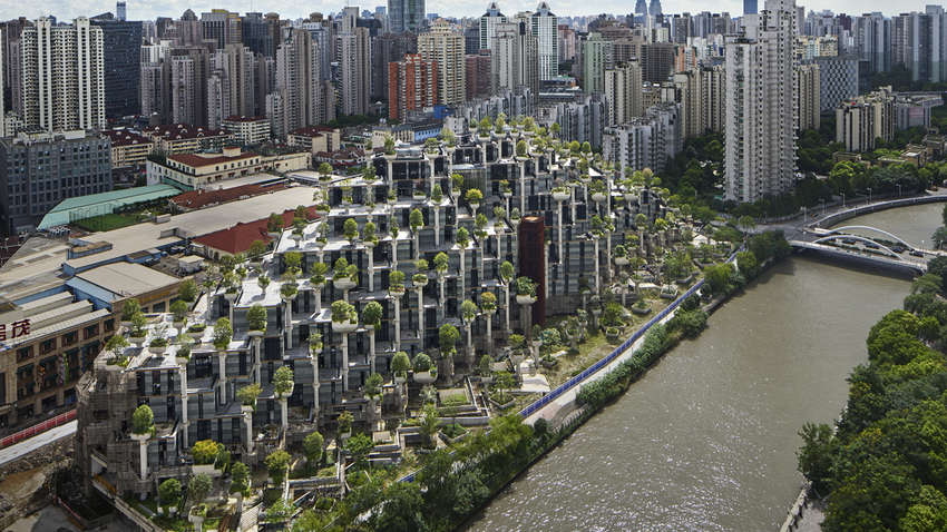 Тысяча деревьев на крыше: в Шанхае построят необычный дом