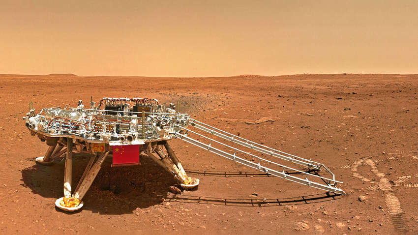 Китайський марсохід Zhurong надіслав кілька нових фотографій із Марса (ВІДЕО) Китайський марсохід Zhurong надіслав кілька нових фотографій із Марса (ВІДЕО)