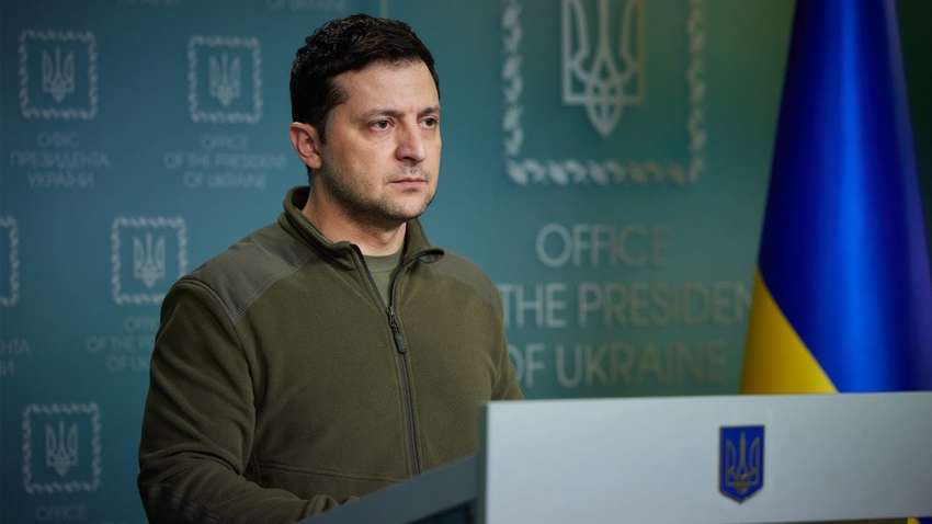 Зеленский сообщил условие, при котором российские оккупанты смогут взять Киев Зеленский сообщил условие, при котором российские оккупанты смогут взять Киев