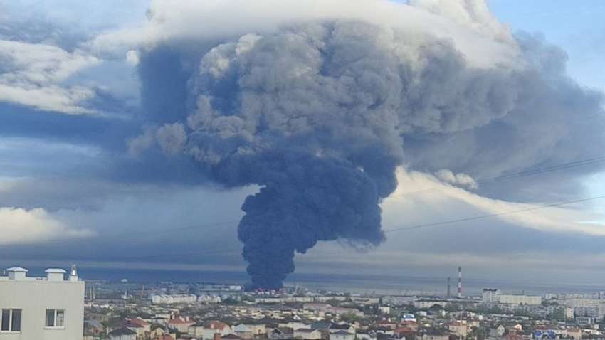 Нафтобаза, що згоріла в Севастополі, забезпечувала паливом російський флот