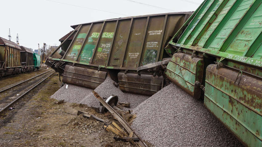 ФОТОФАКТ: в Одессе столкнулись поезда 