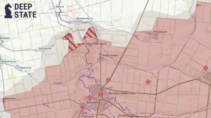 Росіяни активізувалися на новій ділянці фронту: DeepState показав карту