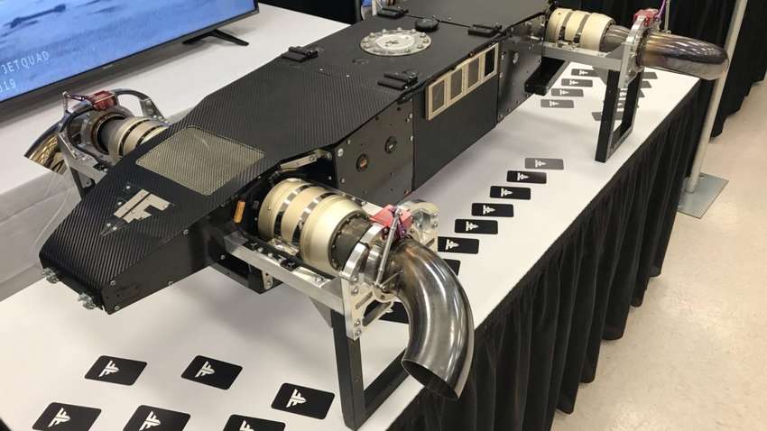 Американцы представили реактивный дрон AB5 JetQuad