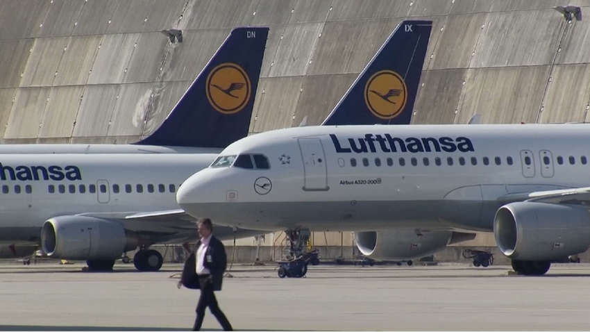 Немецкая авиакомпания Lufthansa отменит 1300 рейсов, затронуто 180 тыс. пассажиров