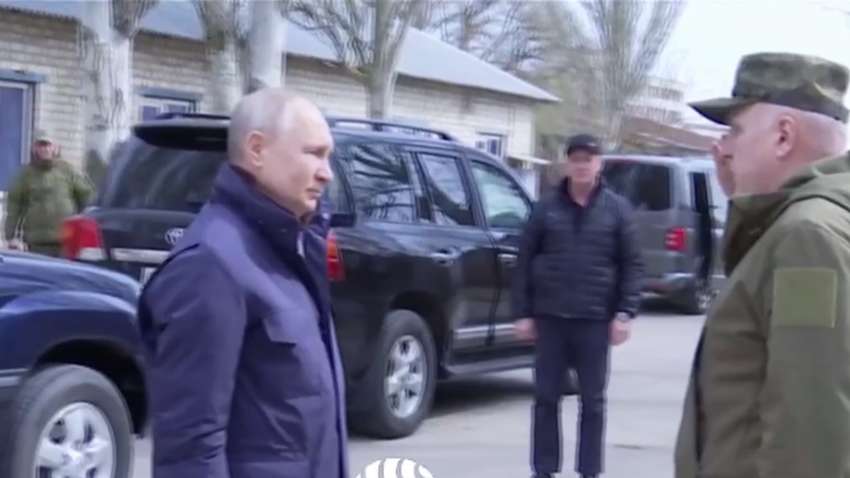 Путін приїхав на окуповані території Херсонщини та Луганщини