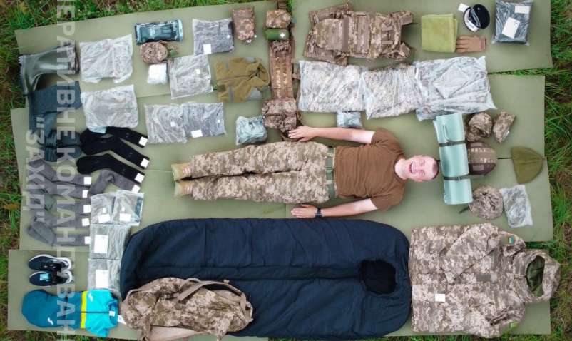 Що отримує військовий при потраплянні до армії: у ЗСУ показали повний список речей
