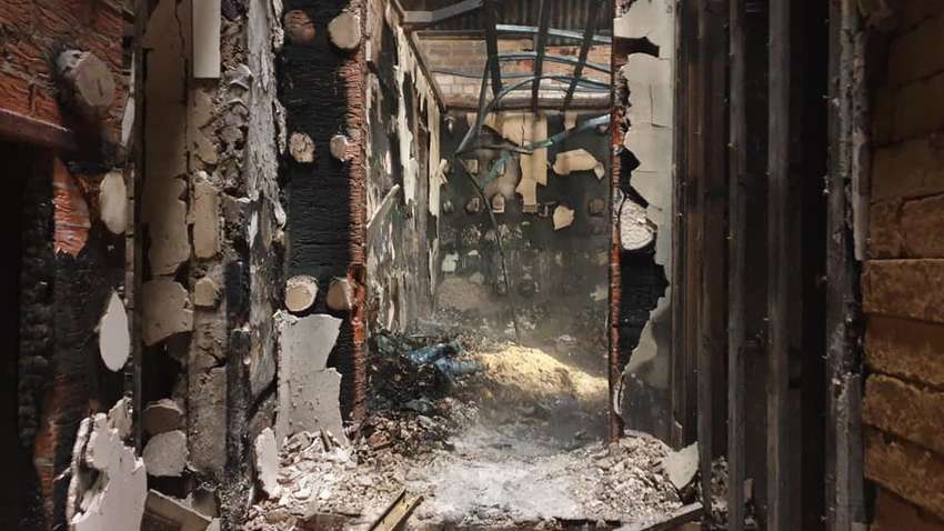 На Донбасі згоріла база військових парамедиків "Ангели Тайри"