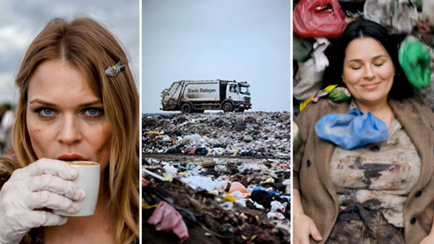 Потап показав "відео" на якому Фреймут та Єфросиніна на сміттєзвалищі