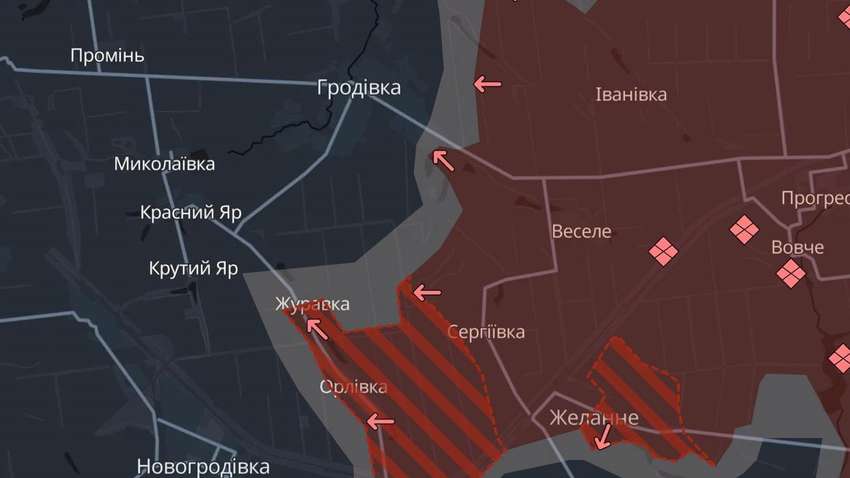 РФ оккупировала еще два села: где продвинулся враг РФ оккупировала еще два села: где продвинулся враг