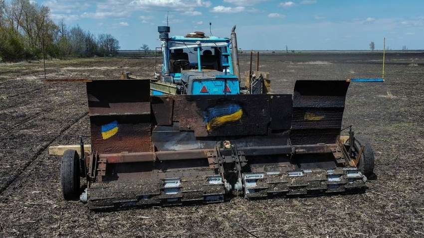 Український фермер вигадав новий спосіб розмінування полів