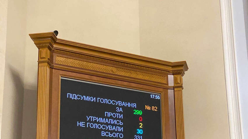 Закон Украины "О медиа": Нардепы проголосовали «за» в 299 голосов Закон Украины "О медиа": Нардепы проголосовали «за» в 299 голосов