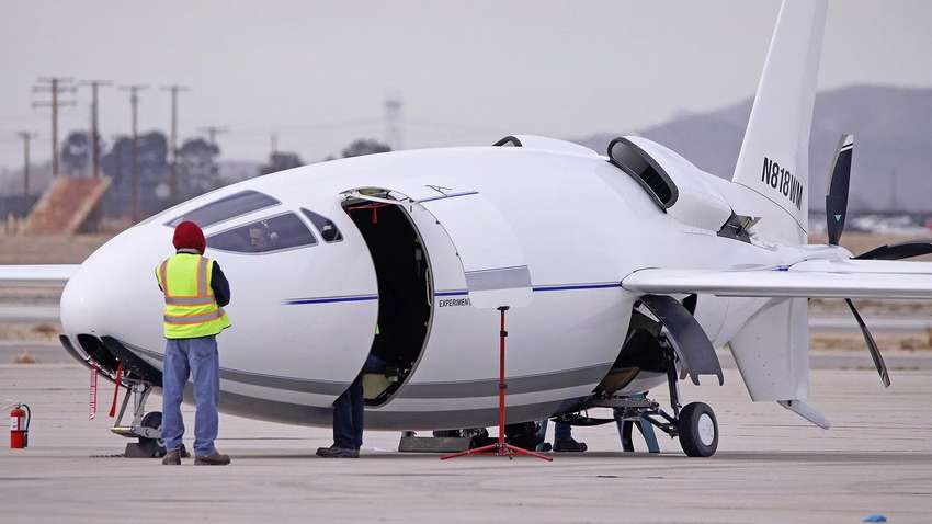 В США представили самолет с уникальным фузеляжем В США представили самолет с уникальным фузеляжем