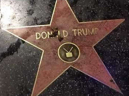 У Голлівуді в четвертий раз розбили зірку Трампа