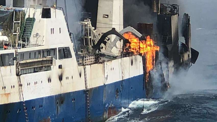 Украинский траулер, терпящий бедствие, затонул у берегов Западной Африки