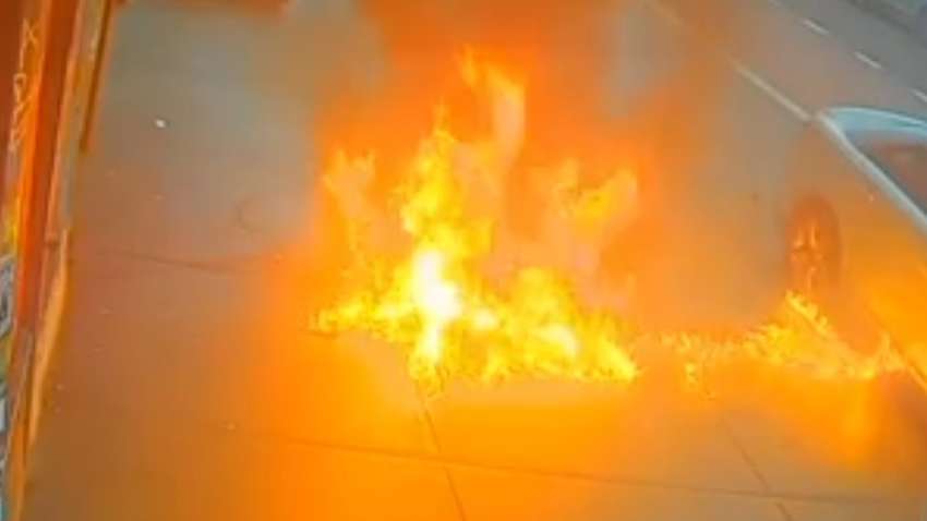 У США чоловік кинув "коктейль Молотова" у магазин (ВІДЕО)