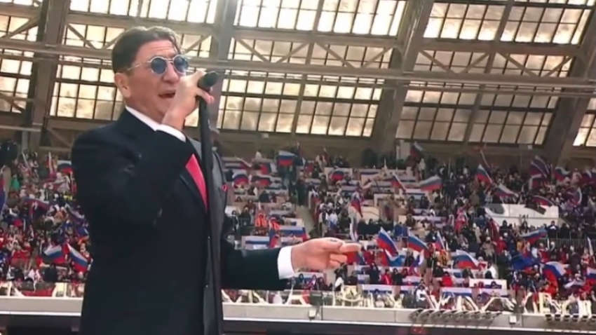  Лепс в Лужниках закликав росіян йти на фронт 