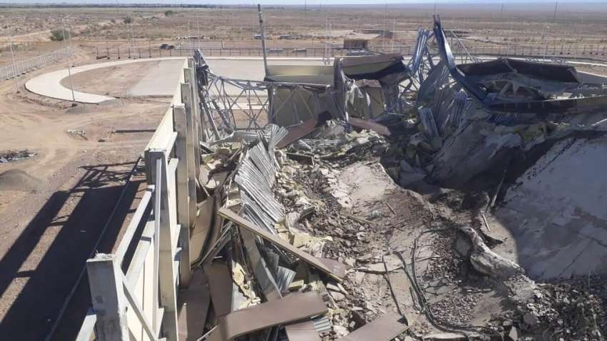 ФОТОФАКТ: в Казахстані під час спорудження рухнув майже за 3 млн доларів стадіон