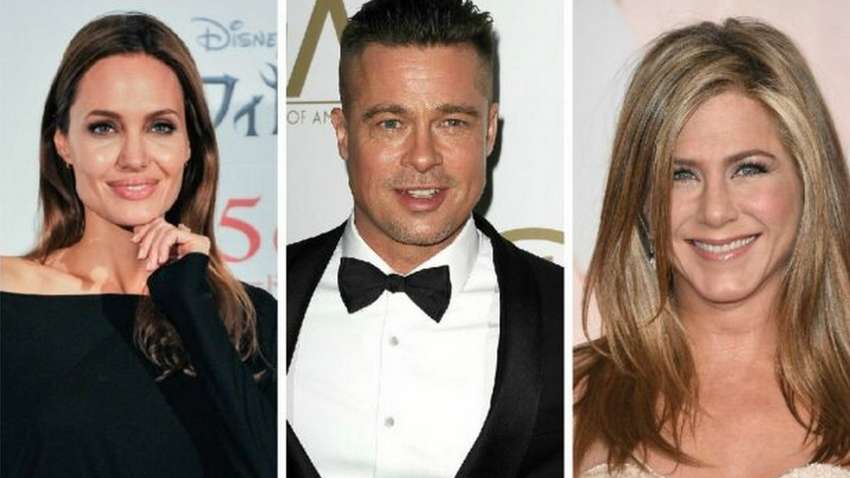 Любовный треугольник: как Джоли отреагировала на объятия Питта и Энистон