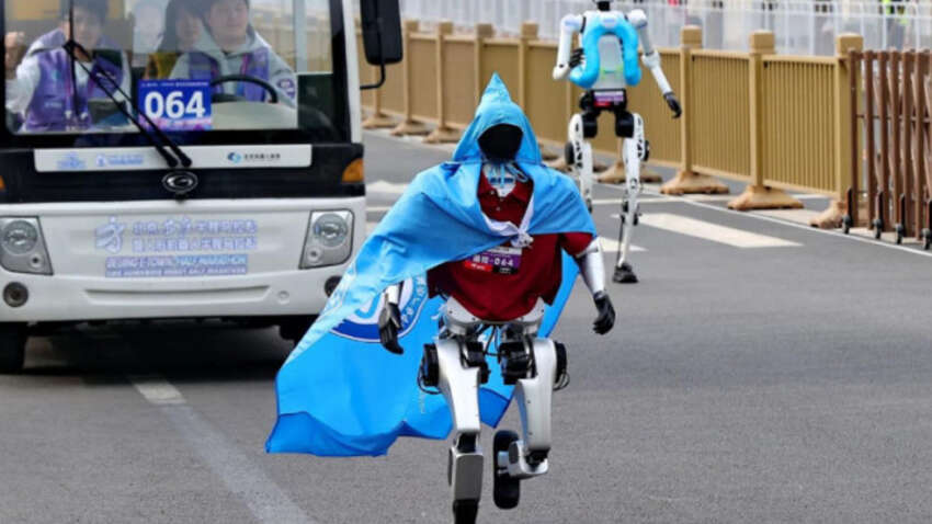 У Китаї на півмарафоні спортсменів обійшли роботи