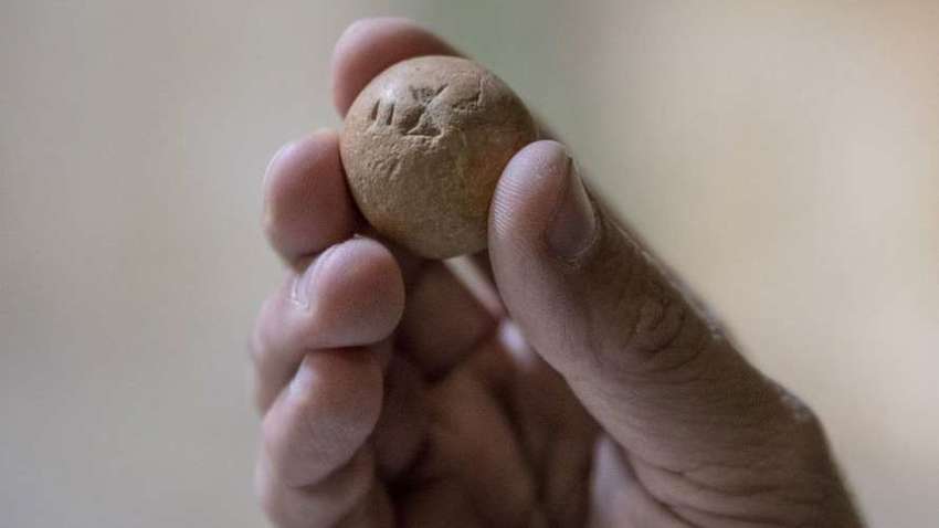 Ученые нашли у Стены Плача древнюю гирю, которая предназначалась для торговли Ученые нашли у Стены Плача древнюю гирю, которая предназначалась для торговли