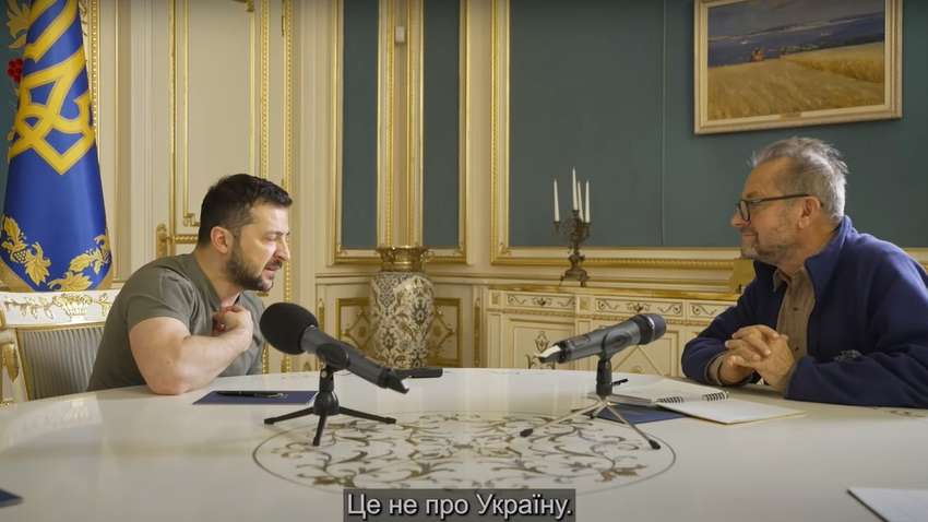 Зеленский эмоционально отреагировал на вопросы итальянского журналиста (ВИДЕО) Зеленский эмоционально отреагировал на вопросы итальянского журналиста (ВИДЕО)