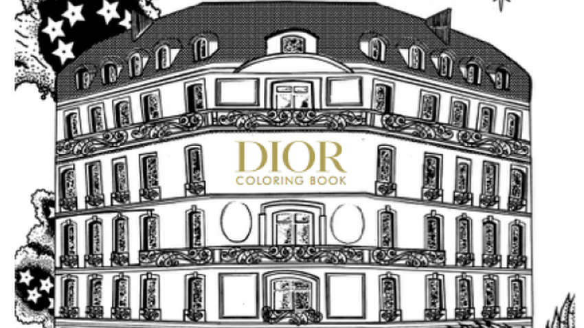 Dior выпустил раскраску по мотивам круизной коллекции
