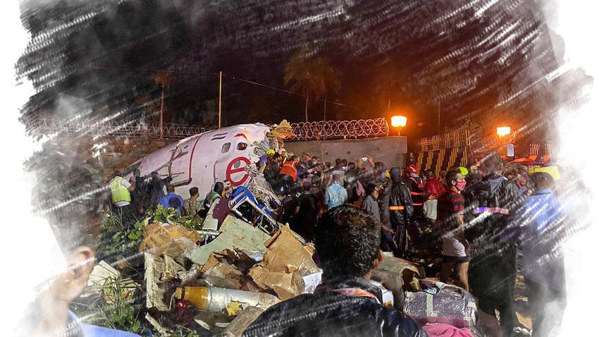 Авиакатастрофа в Индии: количество жертв взросло до 16