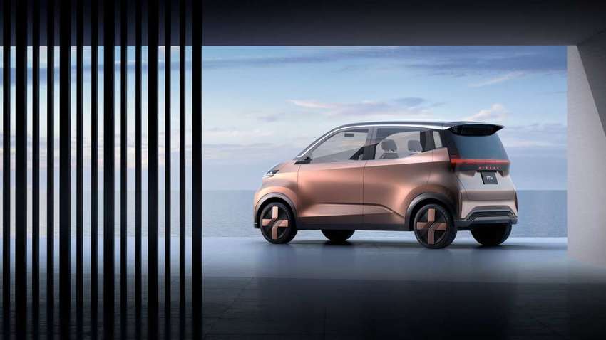 Японский автопроизводитель Nissan представил новый футуристический электромобиль