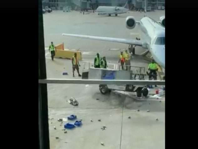 В аеропорту Чикаго віз влаштував погром