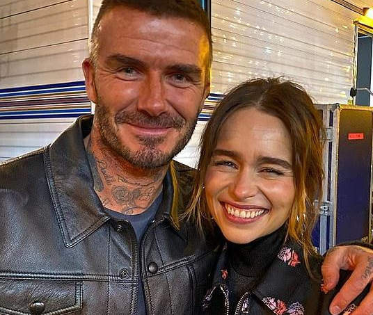 Футболіст Девід Бекхем похвалився випадковою зустріччю з Матір'ю Драконів