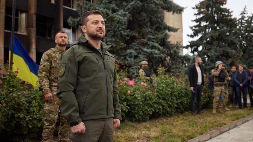 Зеленский обратился к жителям временно оккупированных территорий с посланием