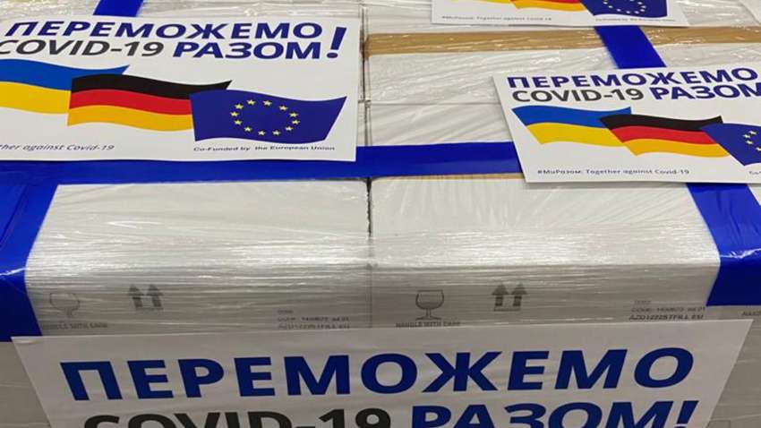 Украина получила от Германии подарок - 1,5 млн доз вакцины AstraZeneca Украина получила от Германии подарок - 1,5 млн доз вакцины AstraZeneca