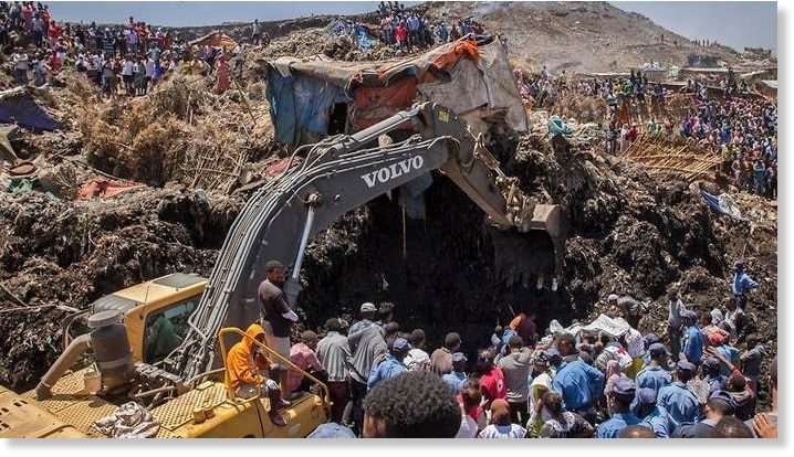Катастрофа в Ефіопії: з-під завалів витягли 17 тіл загиблих