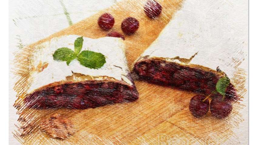 Штрудель із вишнями: як приготувати вишуканий європейський десерт